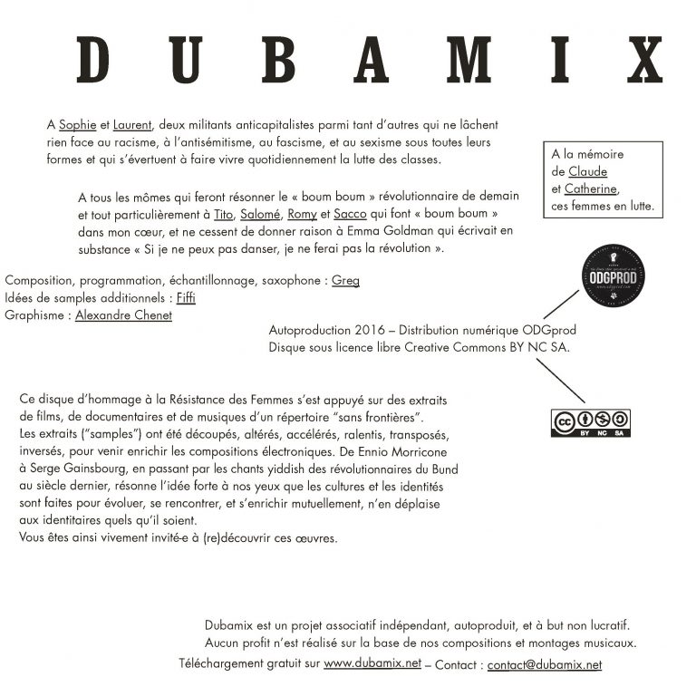 Dubamix Livret Vinyle 01_Topo