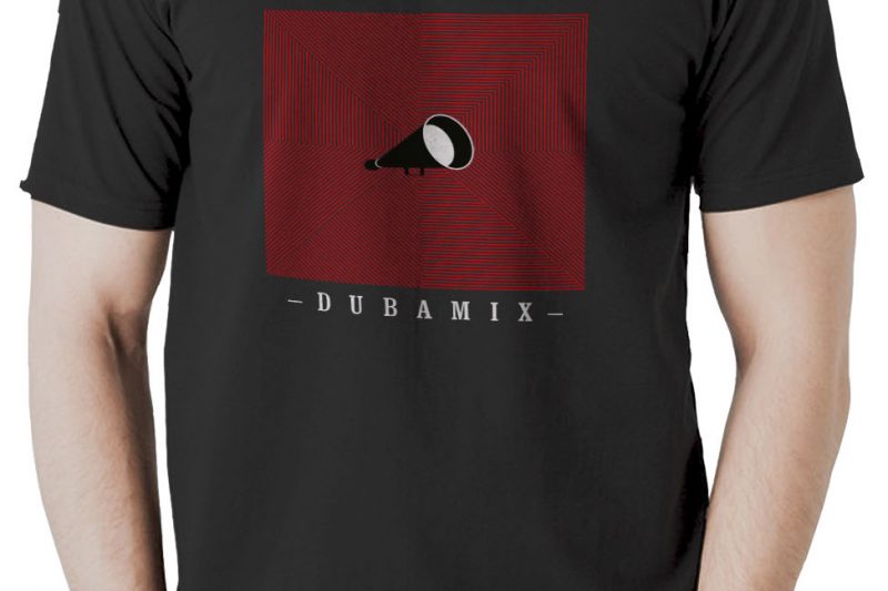 T-Shirt Dubamix Traits Rouges