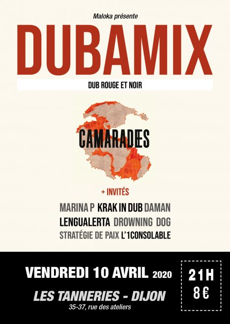 Flyer Dubamix & Invités Dijon 10 avril