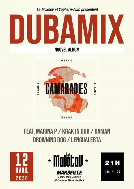 Flyer Dubamix Marseille 12 avril 2020
