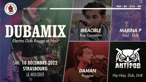 Dubamix et Camarades à Strasbourg Molodoi 10 décembre 2022