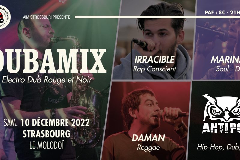 Dubamix et Camarades à Strasbourg Molodoi 10 décembre 2022